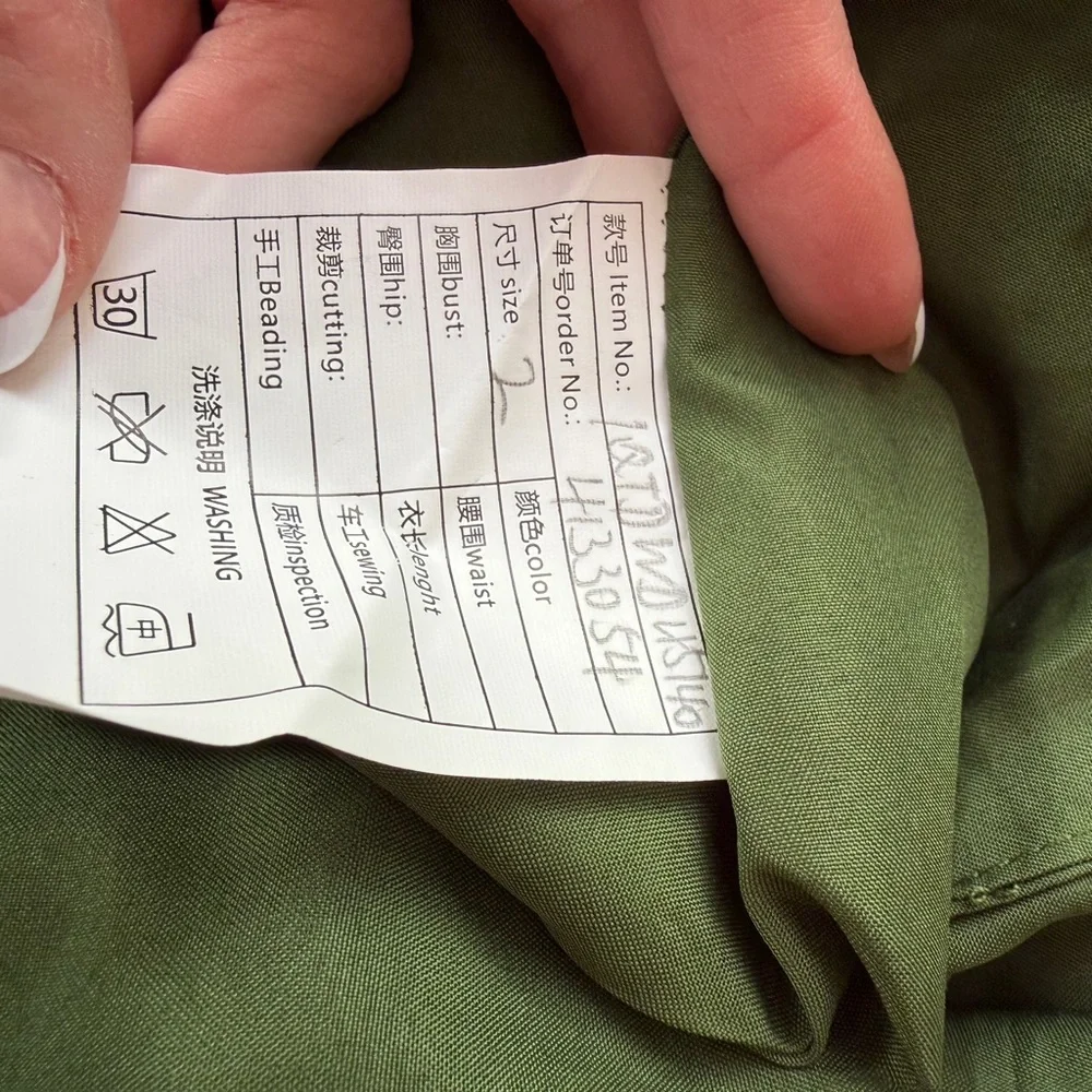 Green Floral Cottagecore Etheral Forest Fairy Vibes Formal Dress – NWT - Picture 11 of 11